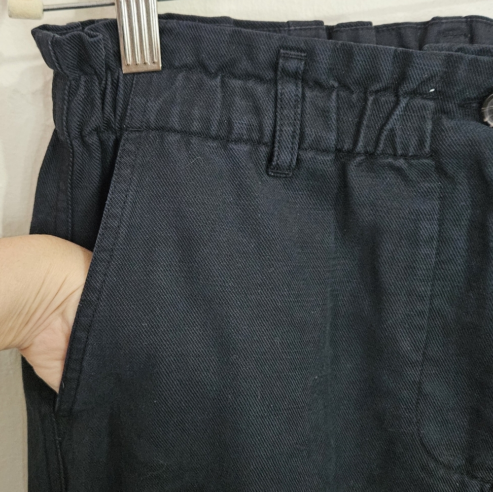 Rails Lira Pants Black Washed Size M Tencel Cotton Lightweight - Picture 7 of 16